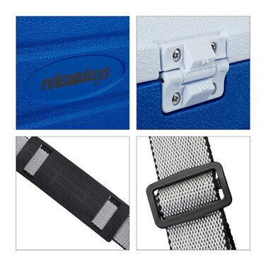 Relaxdays 10 l Cooler Box with Carrying Handle