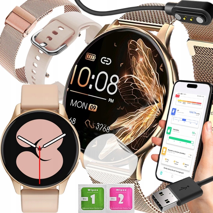 Жіночий смартгодинник Smart-Trend SMARTWATCH DAMSKI PRO T29, рожевий
