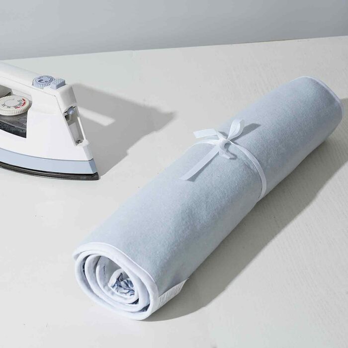 Чохол для прасувальної дошки Umiin, 115x35 см, еластичний, з бавовняним шаром та 6 мм фетровою підкладкою (квіти та птахи)