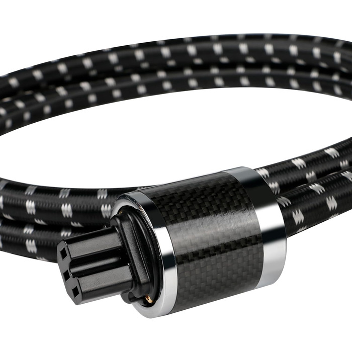 Hi-Fi мережевий кабель Boaacoustic BEB2116, аудіофільний силовий кабель High-End Schuko (EU), 2м для підсилювача, DVD, декодера та сабвуфера