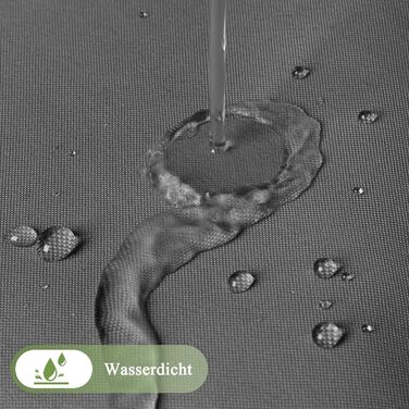 Шторка для душу AooHome 180x200 см, текстиль, градієнт кольору, водонепроникна, антигрибкова, з 12 кільцями (білий/чорний), H200 x B190 см (1 шт.)