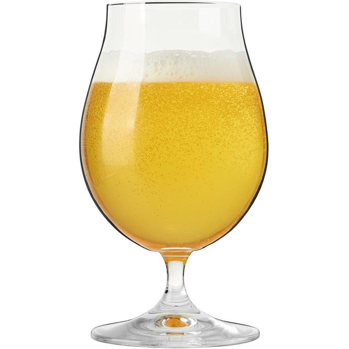 Пивні келихи Spiegelau Beer Classics 475 мл, 4 шт, кришталеве скло, бірутульпани, для пива, можна мити в посудомийній машині