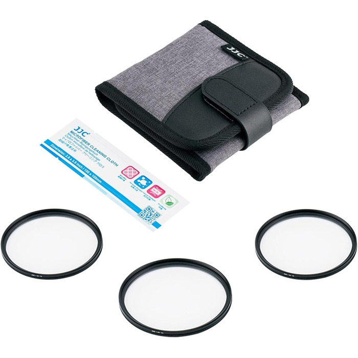 Фільтр JJC Glas-Stern 62mm (4/6/8 променів) для Sony A7/A7C/A7R/A7S/A9 + об'єктив Sony FE 90mm F2.8 Macro G OSS та інші об'єктиви з різьбою 62mm
