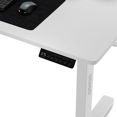 Електричний стіл для роботи Sense7 з регулюванням висоти, 120x60 см, 72-118 см, білий