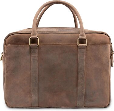 Сумка для ноутбука Leabags Leder Aktentasche чоловіча шкіряна 16
