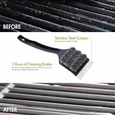 Cuisinart CCB-100 Grill Cleaning Brush with 3 Bristles