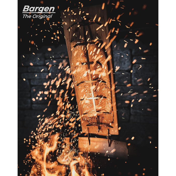 Дошка для лосося Bargen Flammlachs 55 x 18 см з нержавіючої сталі - аксесуар для гриля, для каміна та мангалу