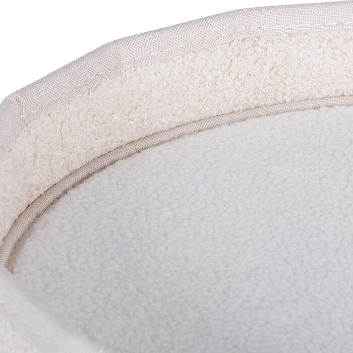 Будиночок для кота Relaxdays з подушкою та іграшками, бежевий, 40x39 см