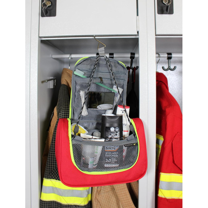 Сумка для ванної кімнати Tee-UU Hero | Міцна, з відділеннями, різні кольори (червоний)