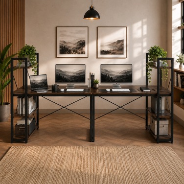 Прямокутний письмовий стіл NOVADO 120 x 60 x 120 см, дуб, горіх