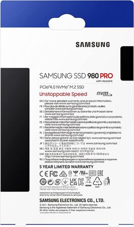 SSD Samsung 980 PRO 1TB NVMe M.2 PCIe 4.0 - для геймінгу та відеомонтажу