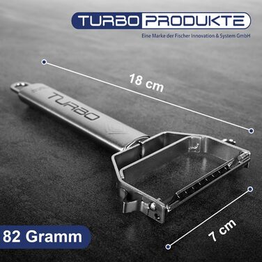 Набір овочечисток TURBO Produkte Turboschäler: овочечистка, шинковка, дошка для нарізки - нержавіюча сталь