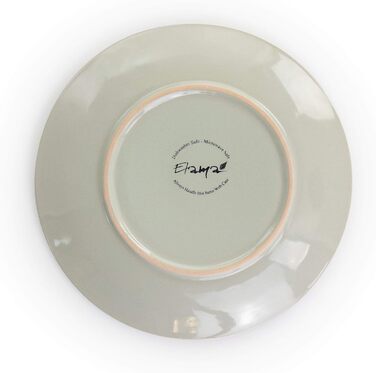 Набір посуду Elama Tahiti з каменю, 16 предметів, сірий та перламутровий