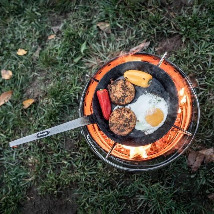 Petromax Cast Iron Pan, Black, sp24 (20 cm)