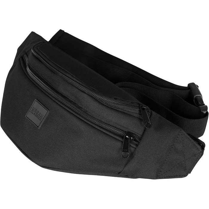 Жіноча сумка Urban Classics з подвійним блискавкою, чорний колір