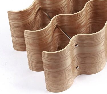 Dreiklang – be smart Wine Rack Bottle Rack made of Wood for 12 Bottles, Stable, Freestanding, Modern, Decorative, Space-Saving Small & Narrow, 3 Tiers (41.5 x 22.5 x 15.5 cm)