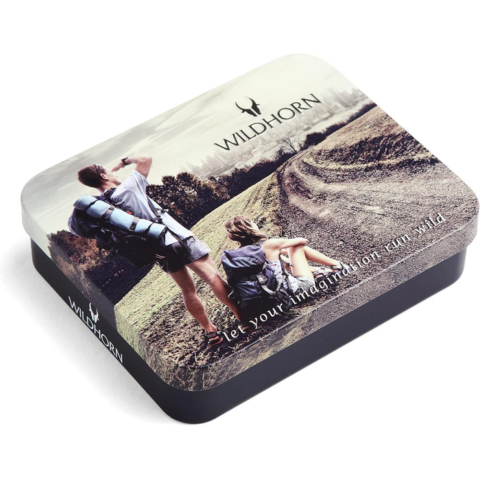 Чоловічий шкіряний гаманець WildHorn Antlers Hunter (темно-коричневий)