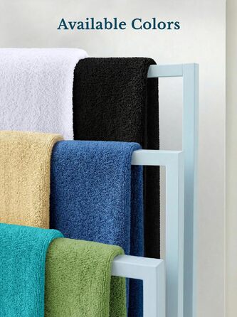Набір банних рушників Utopia Towels, 100% бавовна, 69 x 137 см, м'які та гігроскопічні, з петлею для підвішування, 4 шт, бірюзовий