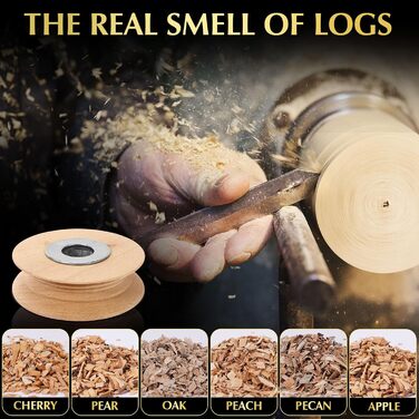 Набір для копчення коктейлів CWLAKON, для віскі, бурбон, Old Fashioned. Комплект з 6 дерев'яними чіпсами. Подарунок для чоловіків