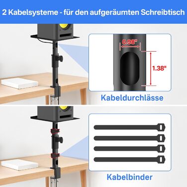 Підставки для акустики: універсальні, регульовані по висоті, нахильні та поворотні, для Edifier, KRK, Klipsch, Polk, Sony, PreSonus, JBL та інших