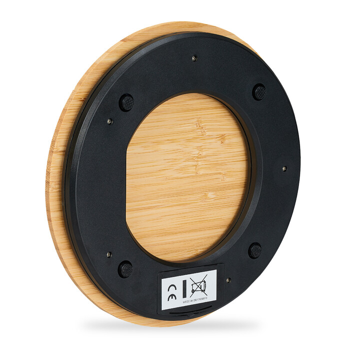 Relaxdays Digital Kitchen Scale with Bamboo