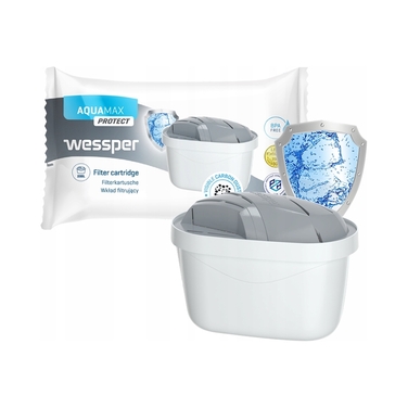 Смінні фільтрувальні картриджі Wessper AquaMax Protect, 6 шт., BPA Free, потрійна фільтрація