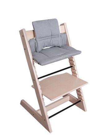 Набір подушок для стільчика Hoppediz, сумісний зі Stokke Tripp Trapp, 2 предмети, 100% органічна бавовна, дизайн Kos
