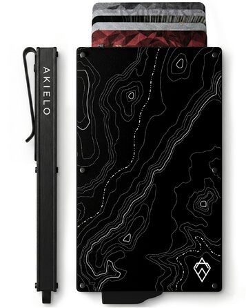 RFID захисне картхолдер Alpha Kollektion: мінімалістичний картхолдер для чоловіків з подарунковою коробкою