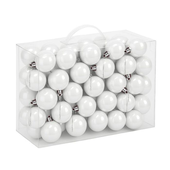 Relaxdays Set of 50 Christmas Baubles