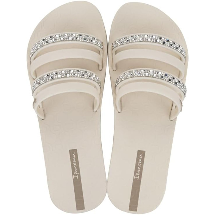 Сандалі шльопанці Ipanema Chic Slide Beige (38 EU) – жіночі шльопанці для пляжу та басейну