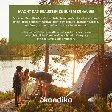 Skandika Pop Up Shower Tent | Changing Tent with 210cm Height, Silver Coated, Privacy Screen, Detachable Floor, Coverable Window with Mosquito Net, Shower Attachment | Toilet Tent