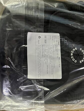 Водонепроникна сумка для ласощів для собак COOWONE, велика місткість, для прогулянок, компактна та легка, з дозатором пакетів для екскрементів, сумка через плече для дресирування собак, чорна