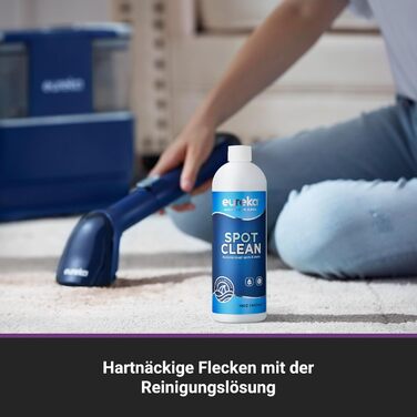 Eureka NEY100: Мийний пилосос для килимів, диванів та авто | Насадки для м'яких меблів, килимів, ковролінів | Потужний мокрий/сухий пилосос 12500Pa, 1.5L резервуар для води з формулою для чищення