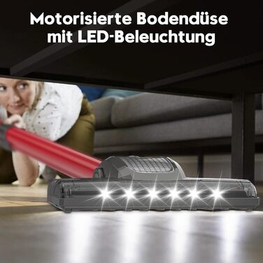 Бездротовий пилосос Akitas V10: 30V, 450W, до 50 хв роботи, 3 режими, для дому та тварин. Безщітковий двигун, Li-Ion акумулятор