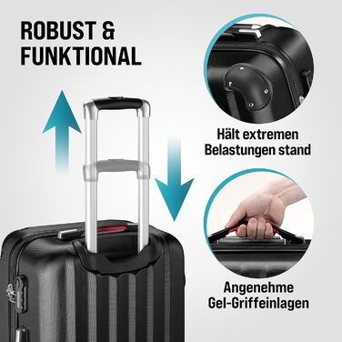 Набір валіз Monzana® 3шт (M-L-XL), зелений - з замком, органайзером та вагами. Hartschalenkoffer, Trolley Set