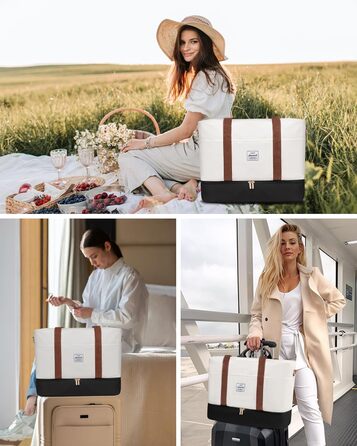 Сумка-рюкзак LOVEVOOK для жінок, 42L: водонепроникна дорожня сумка-мішок з відділенням для взуття, ідеальна для подорожей, спортзалу, пологів та Ryanair