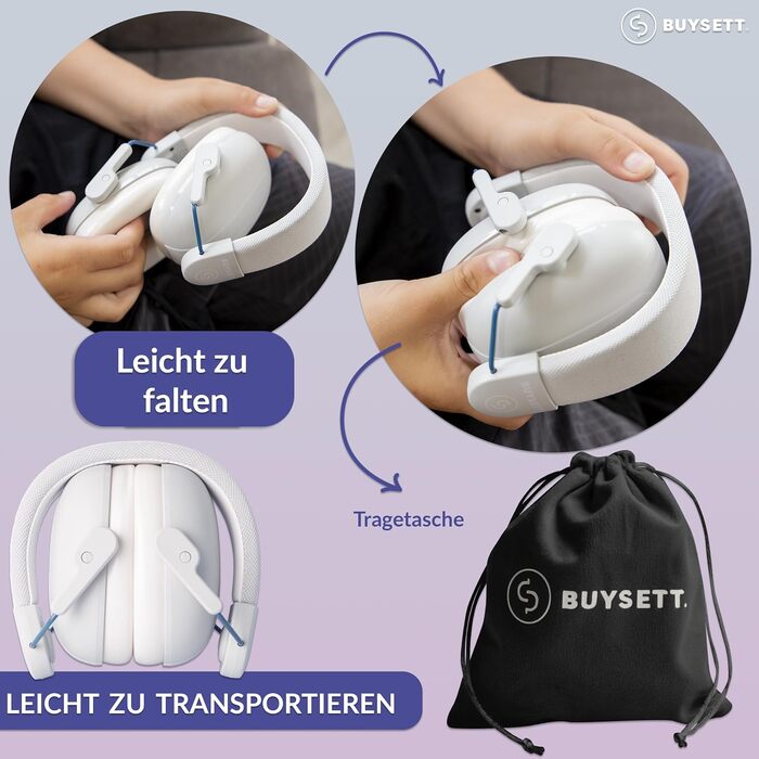 Навушники для захисту вух дітей | Шумоізоляційні навушники для дітей | Захисні навушники для вух (3-16 років, сірий)