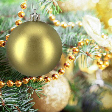 Relaxdays Set of 50 Christmas Baubles
