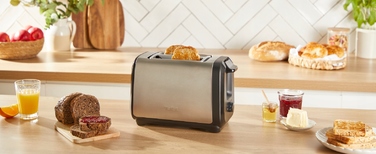 Тостер Tefal TT5S1DE0, сріблястий/сірий, 1300 Вт