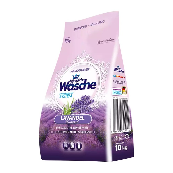 Універсальний пральний порошок Königliche Wäsche, лаванда, 10 кг (Німеччина)