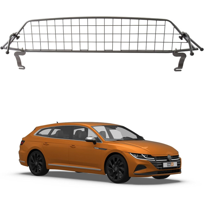 Сітка для собак Travall Volkswagen Arteon (2020-): захист багажника, міцна сталева сітка для транспортування собак