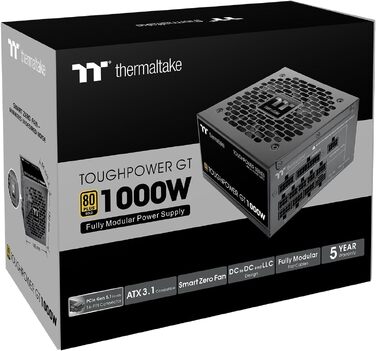 Блок живлення Thermaltake Toughpower GT 1000W, чорний