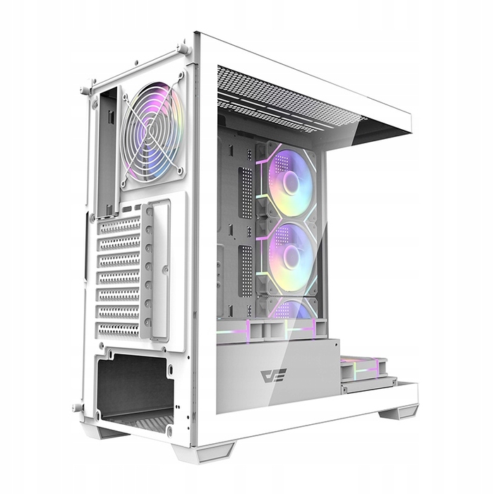 Корпус для комп'ютера Darkflash DS900 (білий) + 7 ARGB вентиляторів
