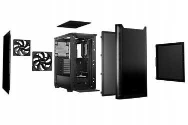 Корпус для комп'ютера be quiet! Pure Base 501 Midi Tower, чорний