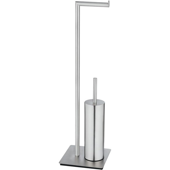 Набір для туалету WENKO Recco: тримач туалетного паперу та щітки з нержавіючої сталі, 20 x 71,5 x 20 см