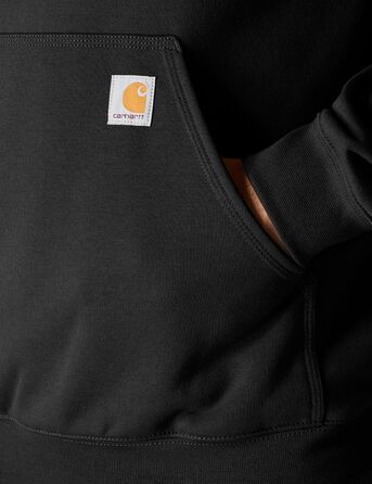 Світшот з капюшоном Carhartt Sleeve Logo для чоловіків, чорний, розмір S