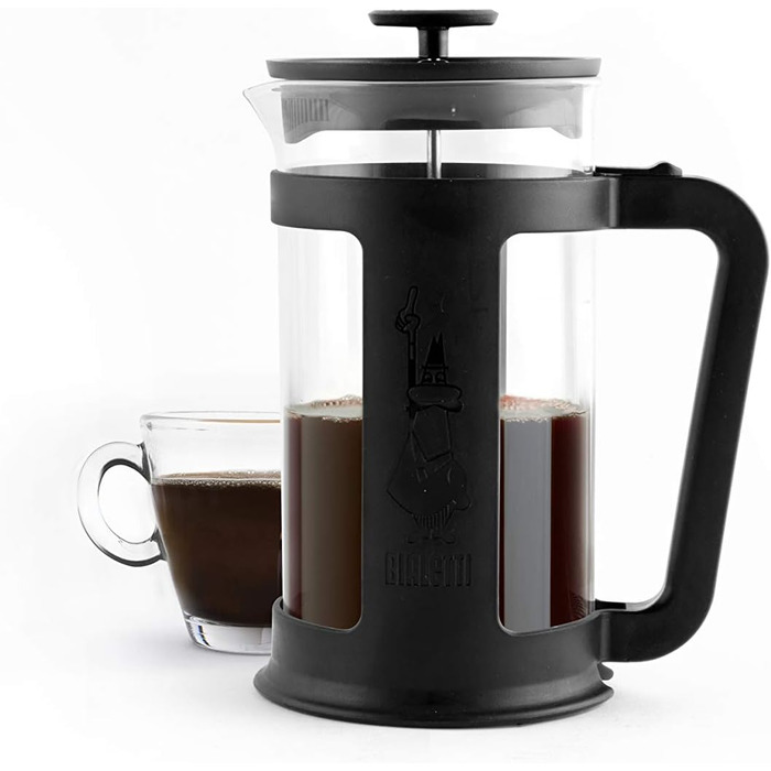 Френч-прес Bialetti Smart, чорний, 1,0 л