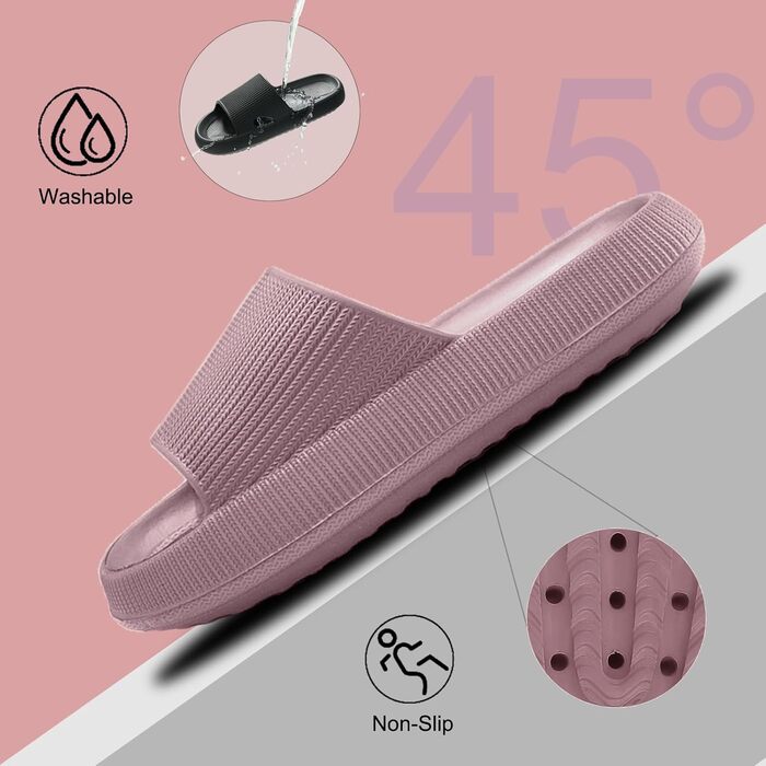 Шкарпетки для дому Donpapa: м'які, неслизькі, літні шкарпетки-сланці (44/45 EU, Бордовий)