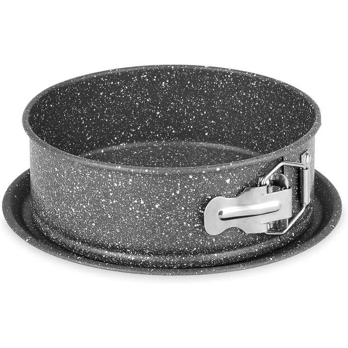 Форма для випічки Tognana Pure Roq, 22 см, знімні бортики, алюміній, чорна (7 дюймів)