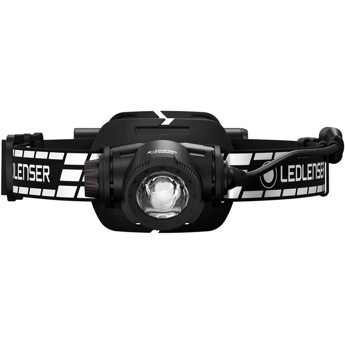 Налобний ліхтар Ledlenser H7R Signature, 1200 люмен, LED, акумуляторний, водонепроникний IP67, фокусування, Bluetooth, димірування, дальність 260 м, USB-зарядка, кріплення на шолом, для MTB та аутдор